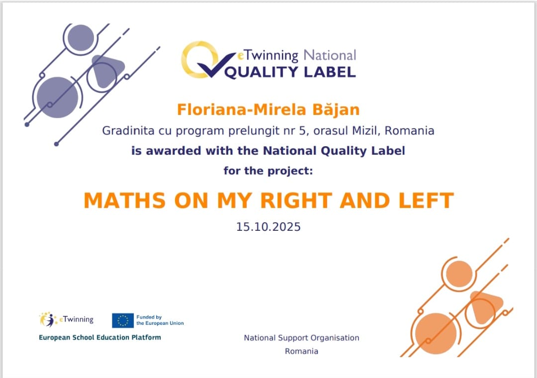 maths on my right Mirela